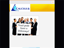 Tablet Screenshot of calculuscontabilidade.com